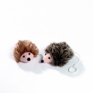 Plush Hedgehog Shakin Mecki Wind-Up Toy